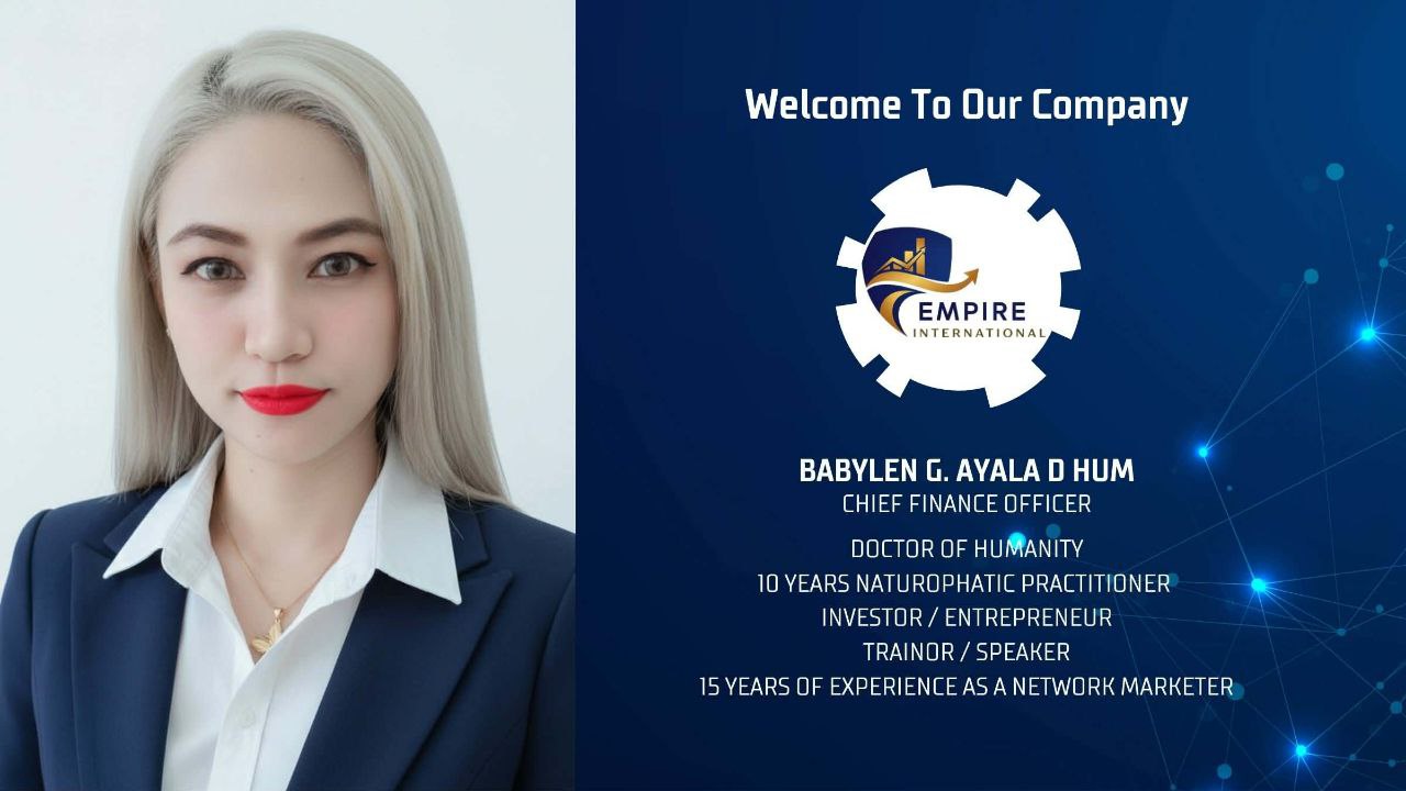 Babylen G. Ayala D HUM - Chief Finance Officer